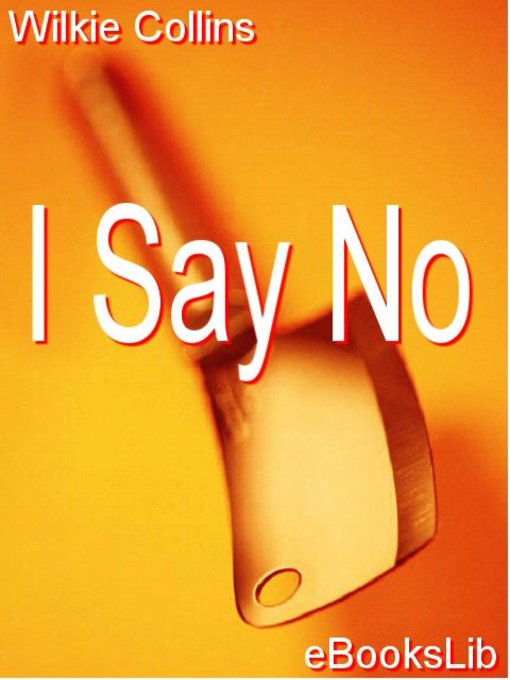 Cover image for I Say No